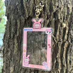 SVT Cartoon PhotoCard Insert Frame Keychain