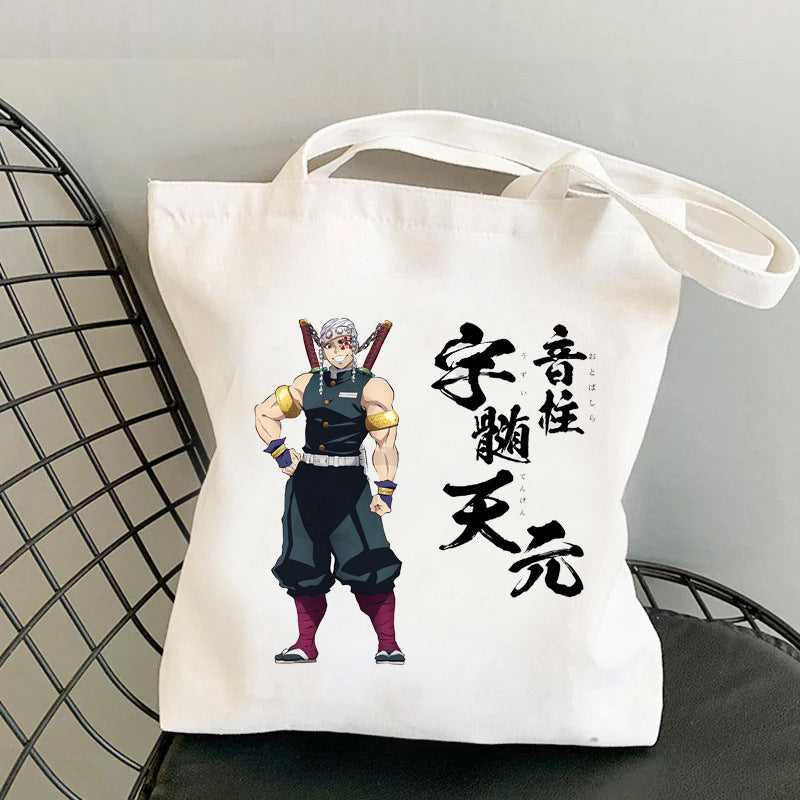 Cute Anime Canvas Handbag