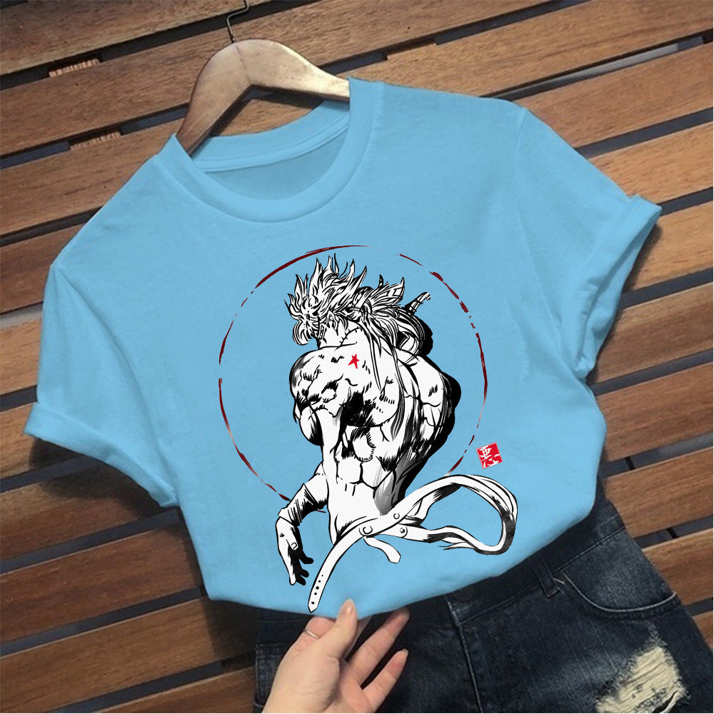 Casual JOJO Graphic Short Sleeve Summer Tee