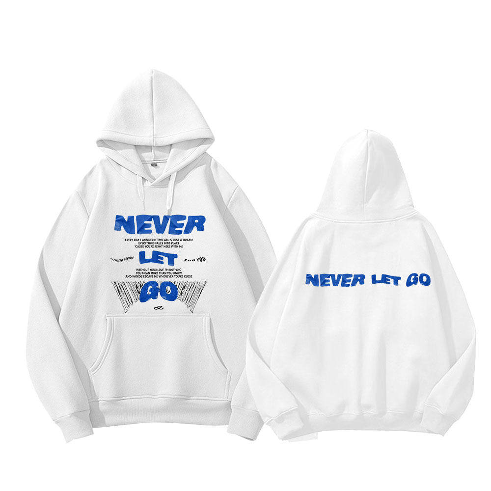 KPOP Album NEVER LET GO Double-sided Hoodie