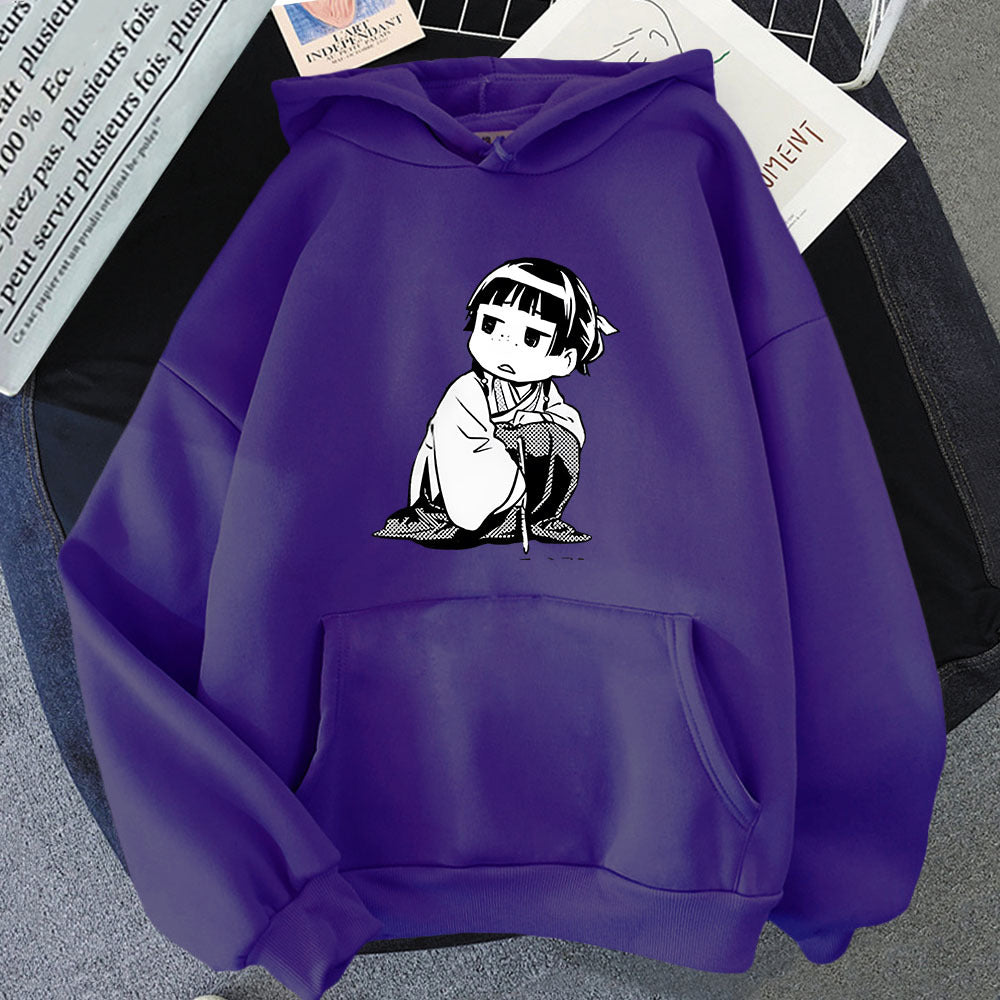 Cute Anime Graphic Pullover Hoodie