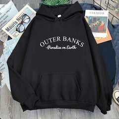 Trendy Casual Letter Printed Long-sleeved Hoodie