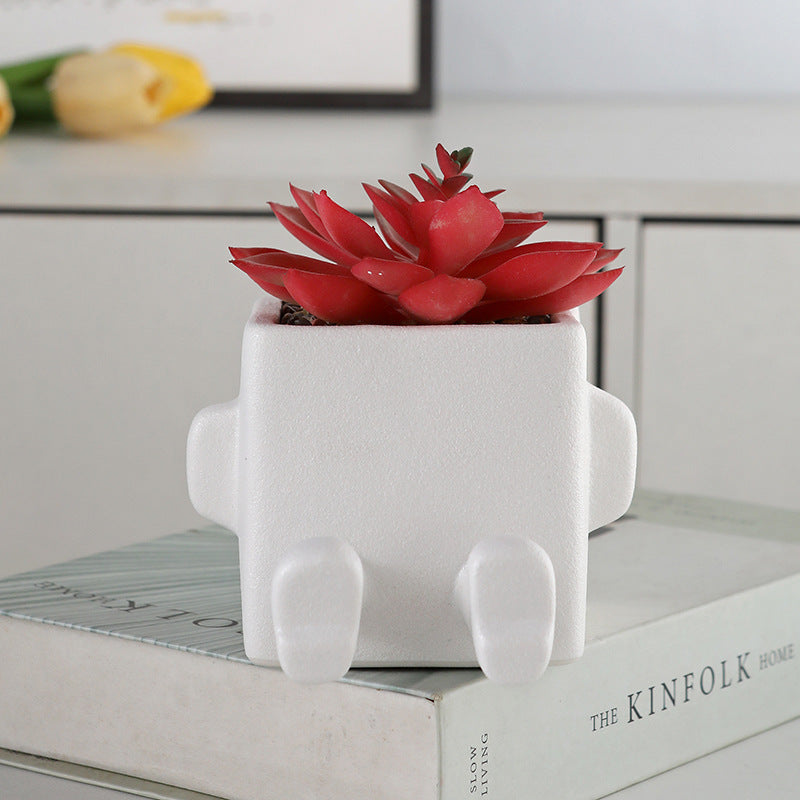 Funny Human Shaped Ceramic Pots