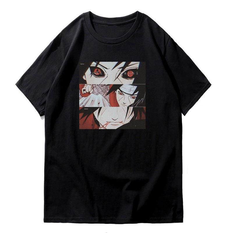 Unisex Anime Pattern Casual Short-sleeved T-shirt