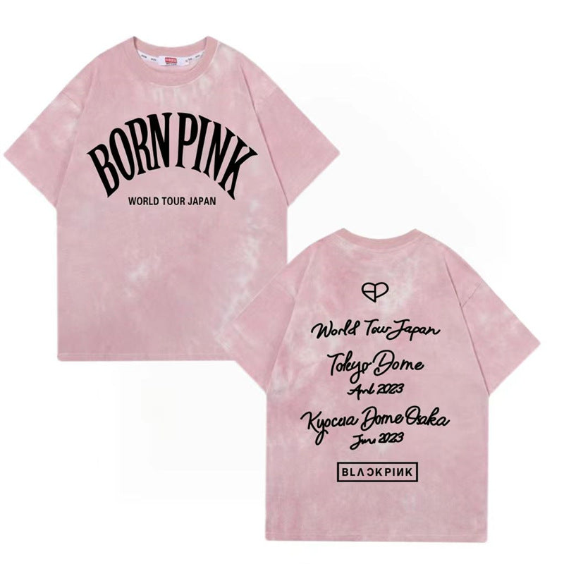 BORN PINK Short-sleeved Cotton T-shirt