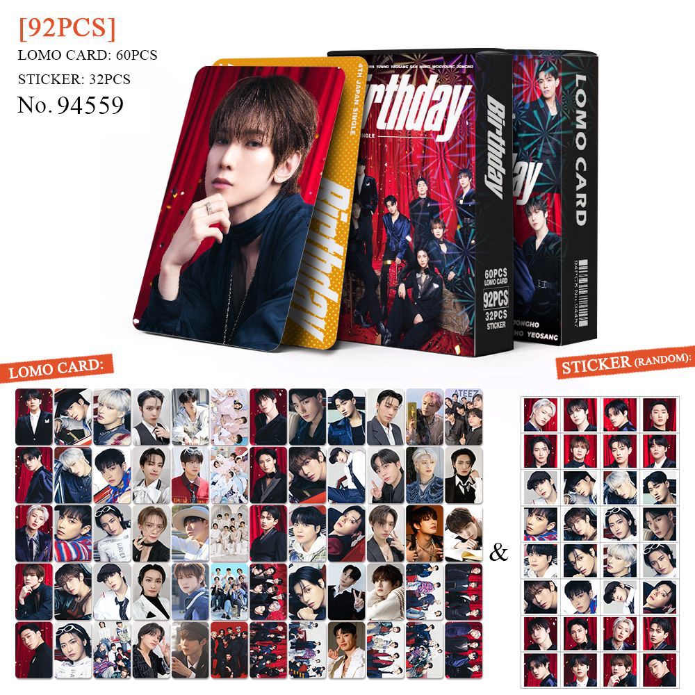 92pcs Kpop BIRTHDAY Photocard Sticker Gift