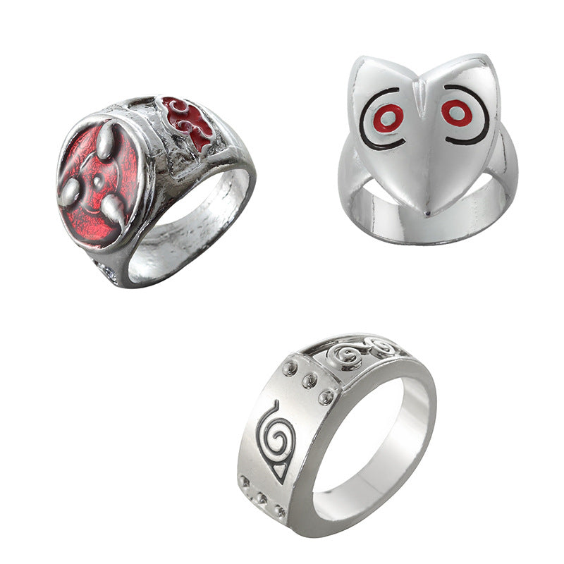 Chic Anime Sasuke Cosplay Ring