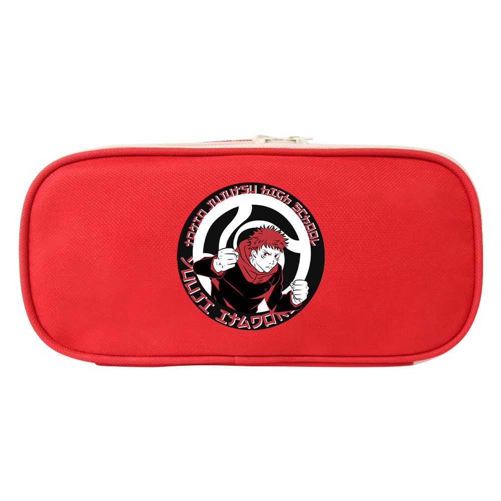 Trendy Anime Stationery Zipper Pencil Case