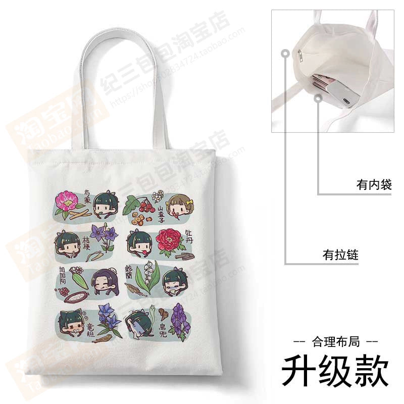 Anime Canvas Tote Bag