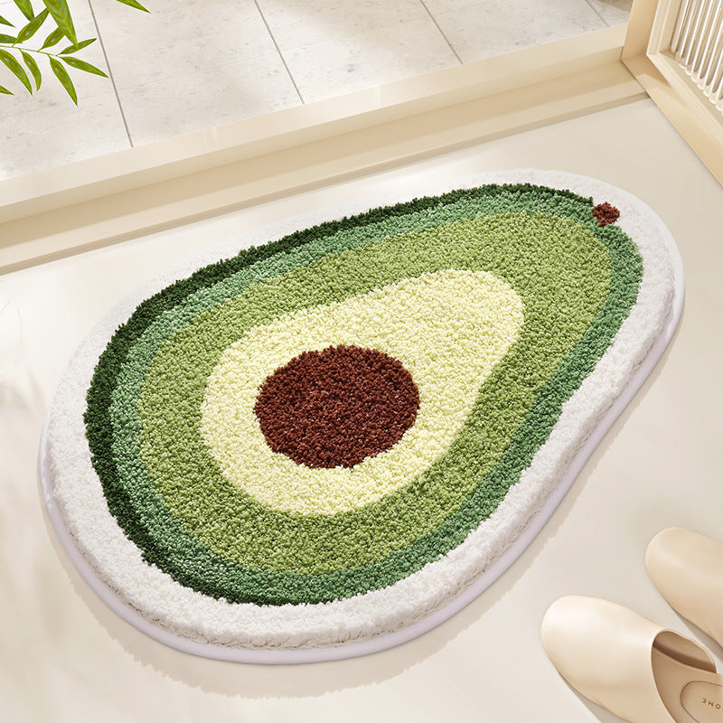 Fresh Fruit Bathroom Door Floor Mat