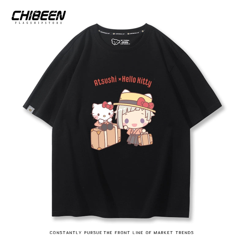 Men's and Women's Dazai Short Sleeve Cotton T-Shirt