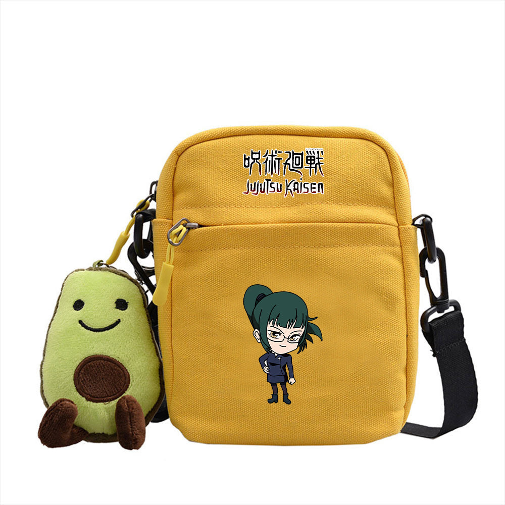 Casual Cartoon Anime Canvas Shoulder Bag