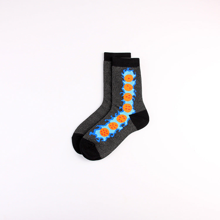 Men's Trendy Vegeta Medium Tube Socks