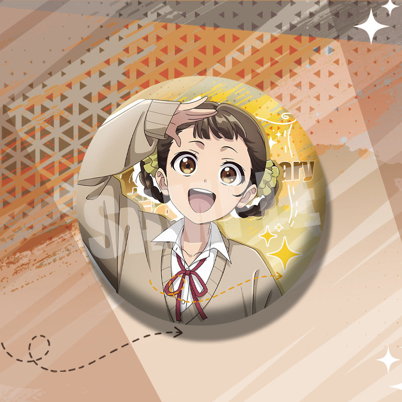 Double Flash Anime 75mm Badge