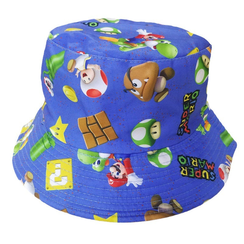 Casual Anime Printed Bucket Hat