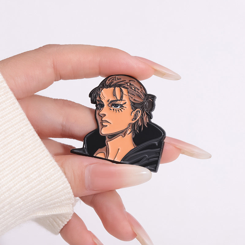 Creative Anime Badge Brooch