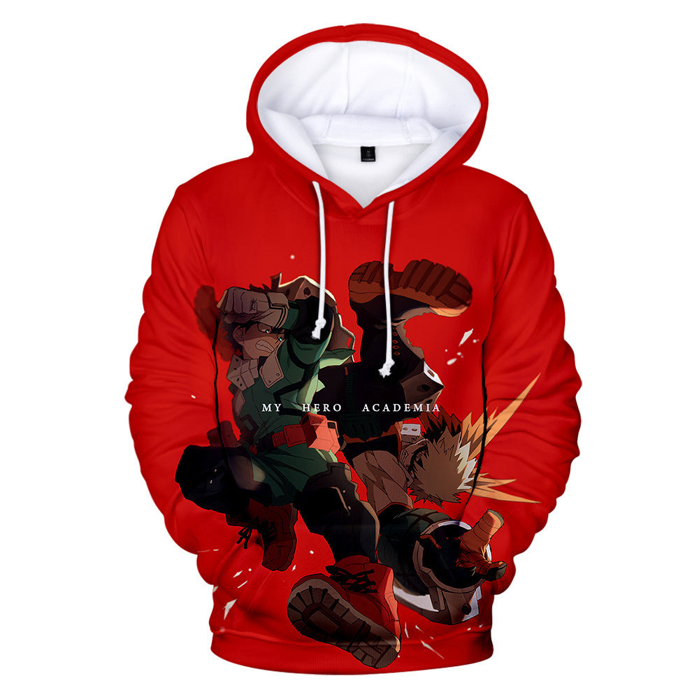 Unisex Anime 3D Color Printed Cosplay Casual Hoodie