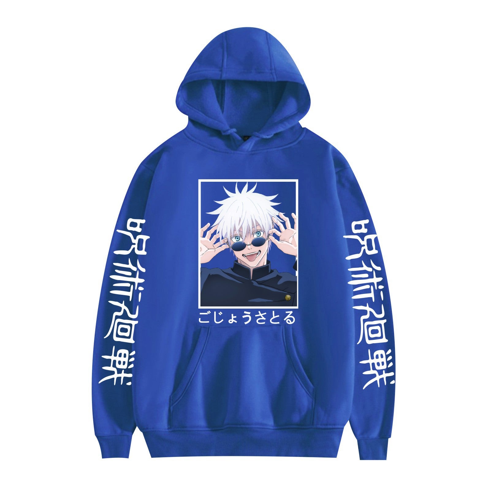 Unisex Anime Print Casual Loose Hoodie