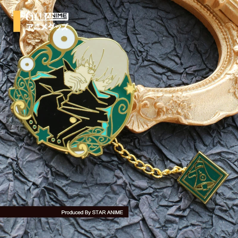 Exquisite Anime Metal Badge Pendant