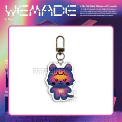 "We Made" Cartoon Acrylic Pendant Keychain