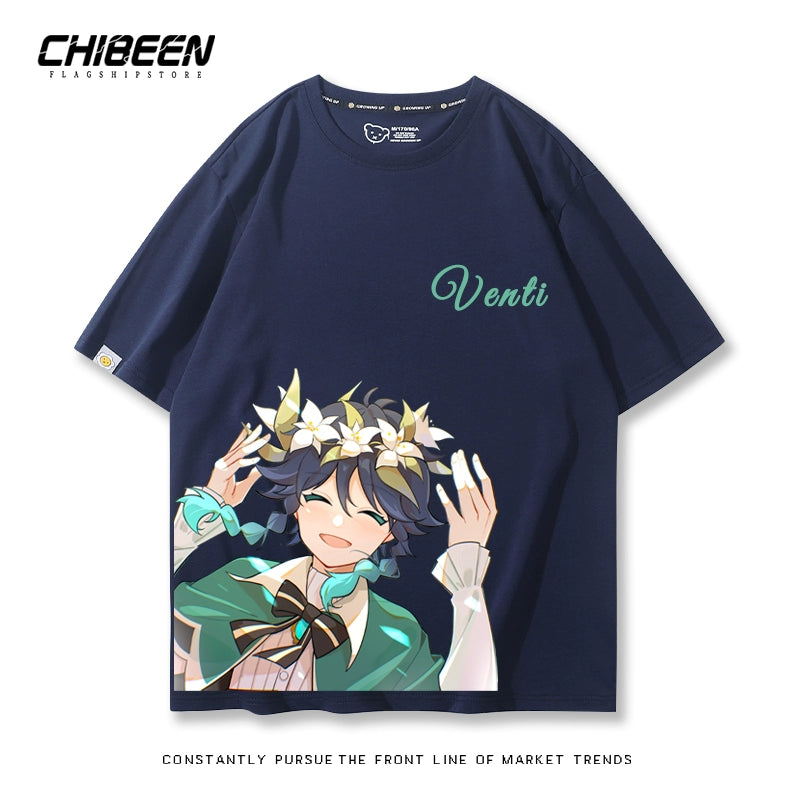 Game Venti Barbatos Short-sleeved T-shirt