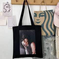 Retro LOSE MY BREATH Shoulder Tote Bag