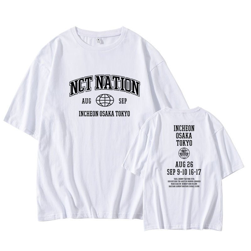 NCT NATION Con To The World Short-sleeved T-shirt