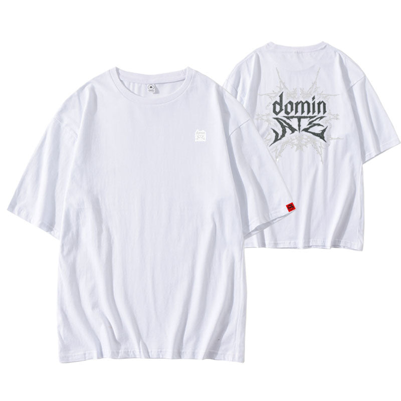 KPOP DominATE Printed Crew Neck Short-sleeved T-shirt