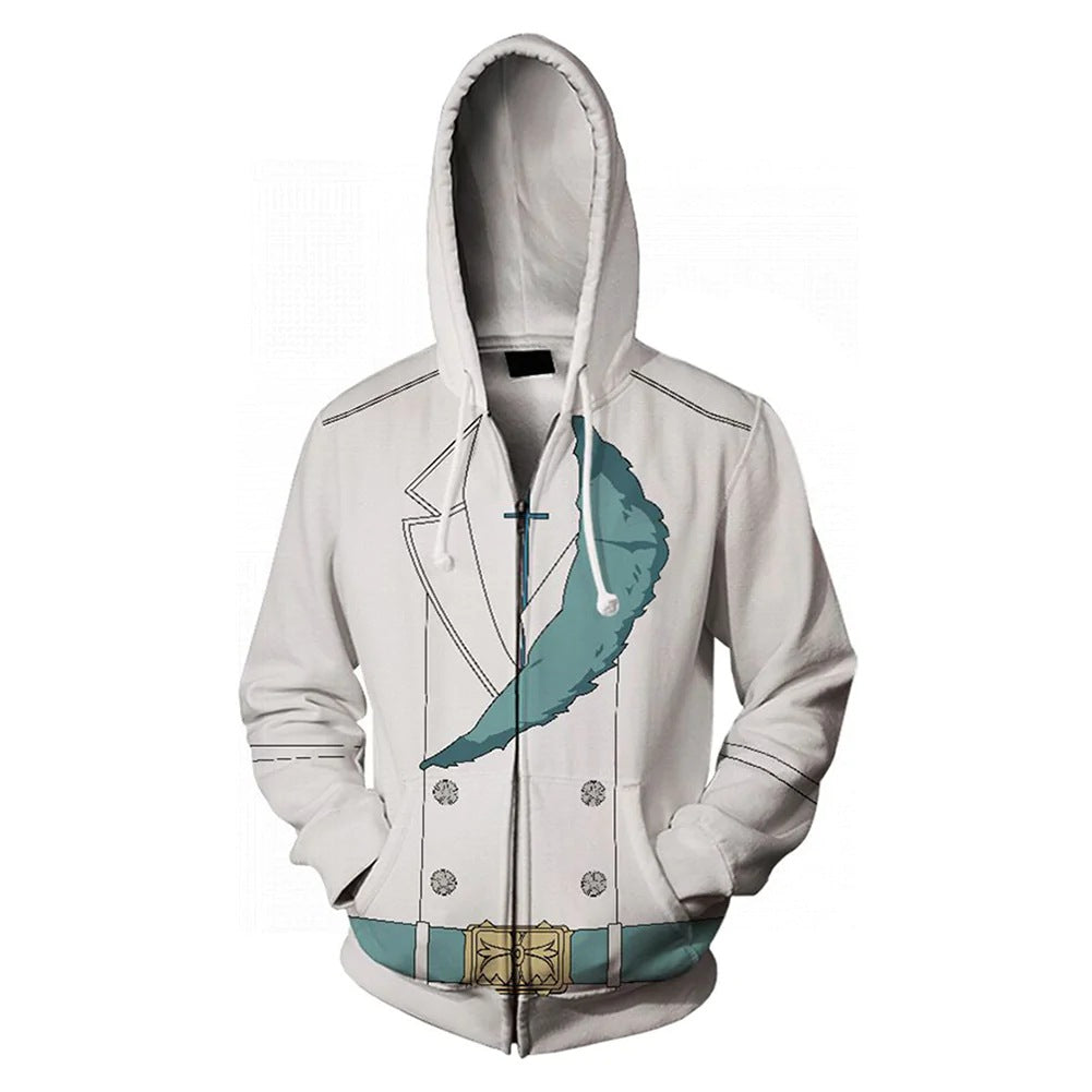 Unisex Anime Digital Print Cosplay Hoodie