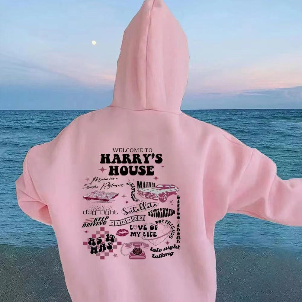 Trendy Girls Harry's House Printed Hoodie