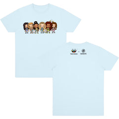 Katseye Cartoon Print Crewneck T-Shirt