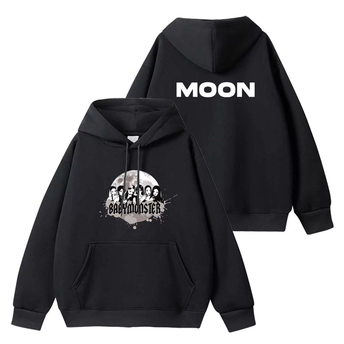 BM MOON Pullover Hoodie Top