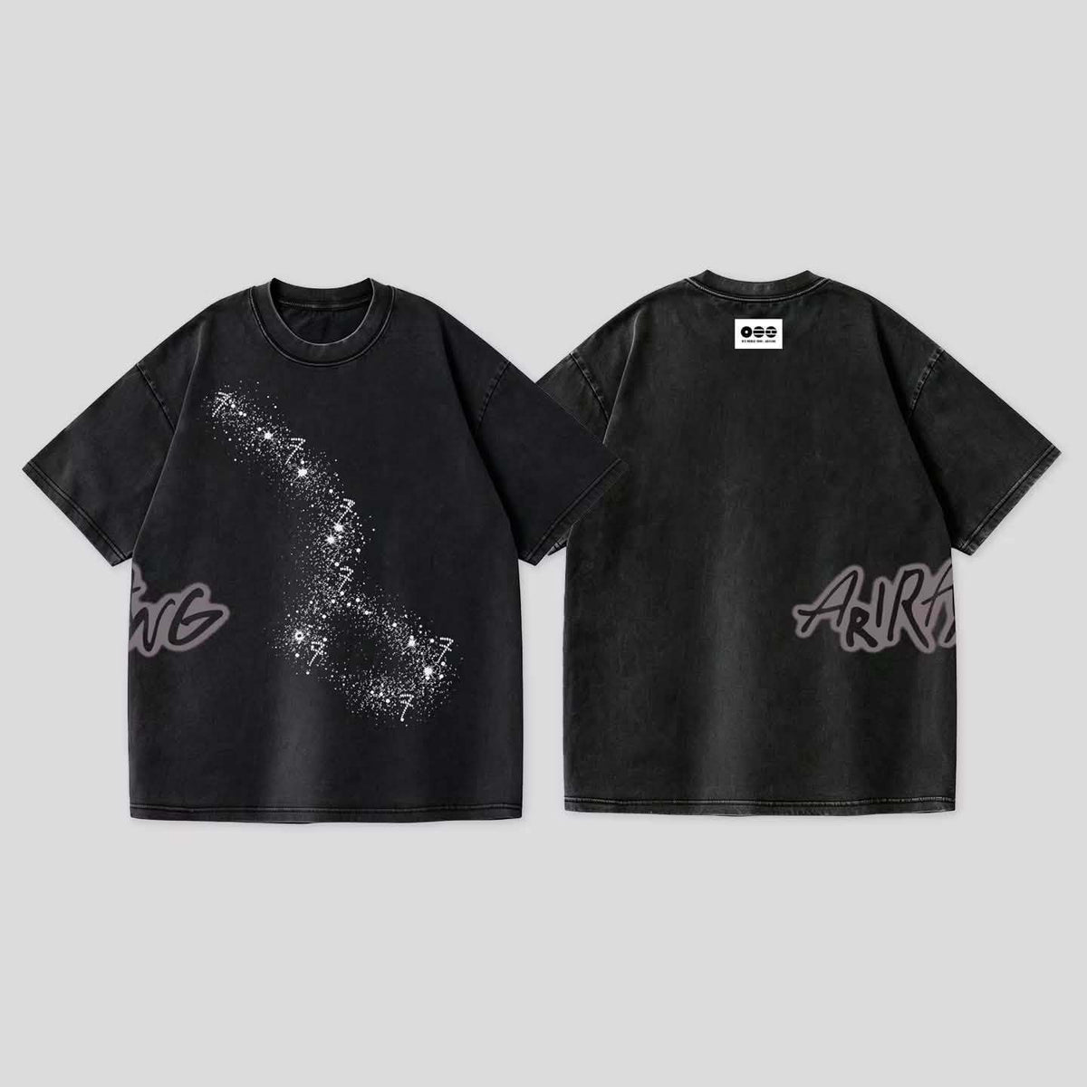 ARIRANG Starlight Print Washed Unisex T-shirt