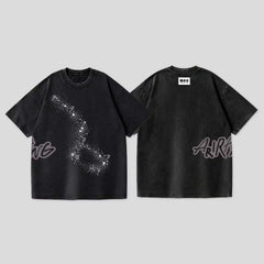 ARIRANG Starlight Print Washed Unisex T-shirt