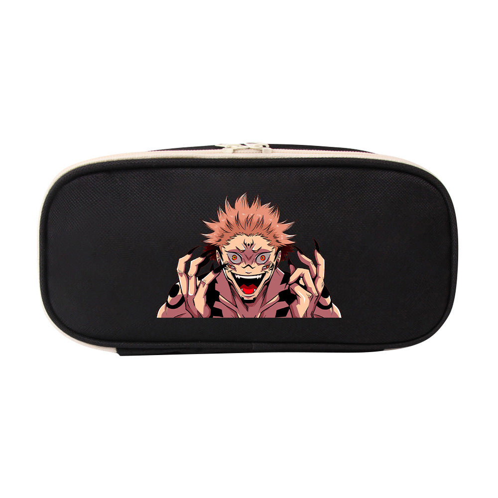 Trendy Anime Stationery Zipper Pencil Case