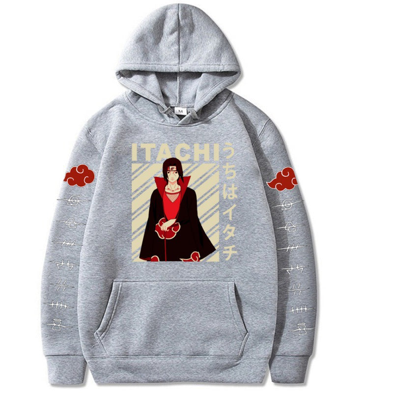 Casual Trendy Anime Print Men's Hoodie