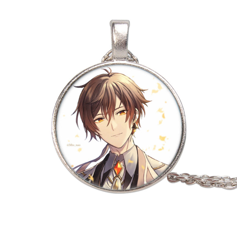 Trendy Game Gem Necklace