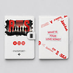 BANGTAN What Is Your Love Song PU Passport Holder