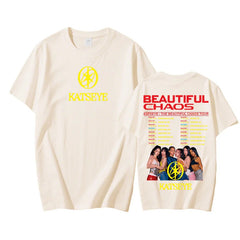 KPOP Album Beautiful Chaos Letter T-Shirt