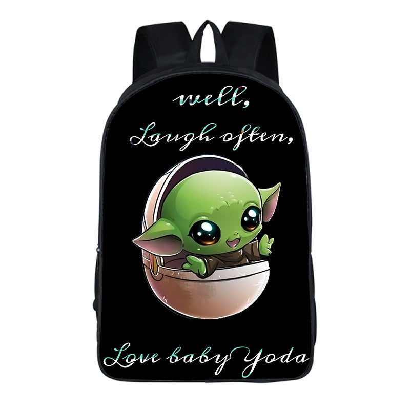 Children's Baby Yoda Printed Backpack