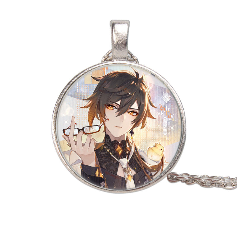 Trendy Game Gem Necklace