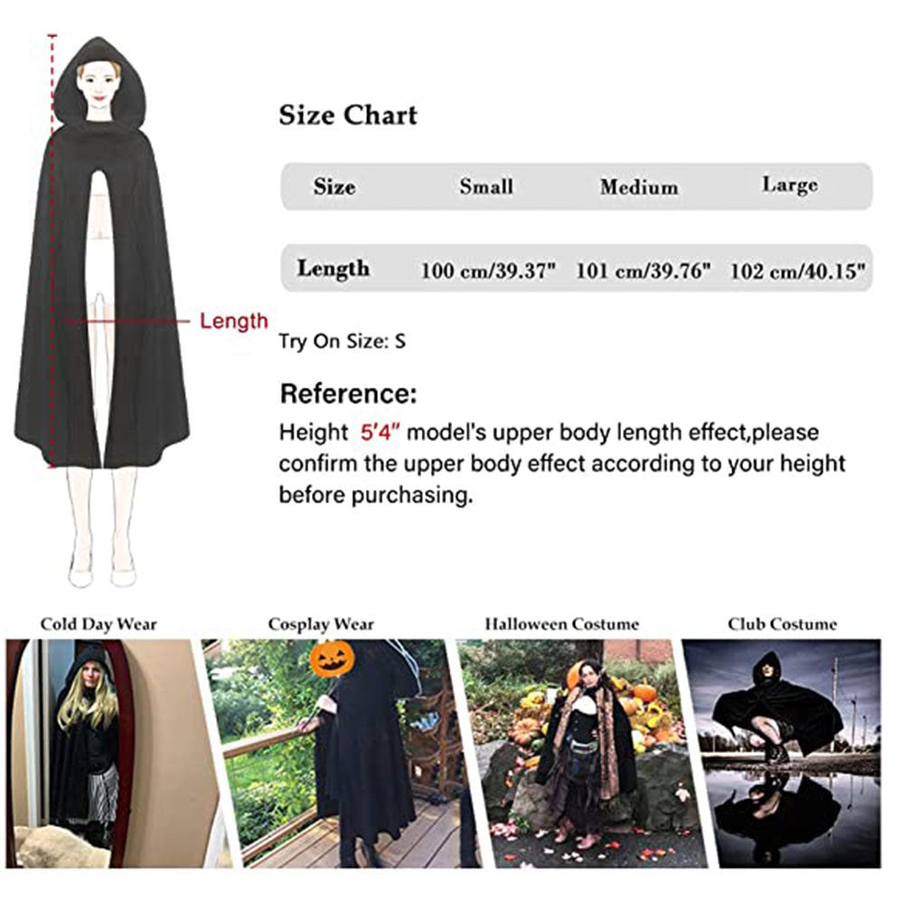 Medieval Pirate Wizard Cosplay Cape