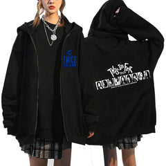 Twice THIS IS FOR TOUR Printed Zipper Hoodie