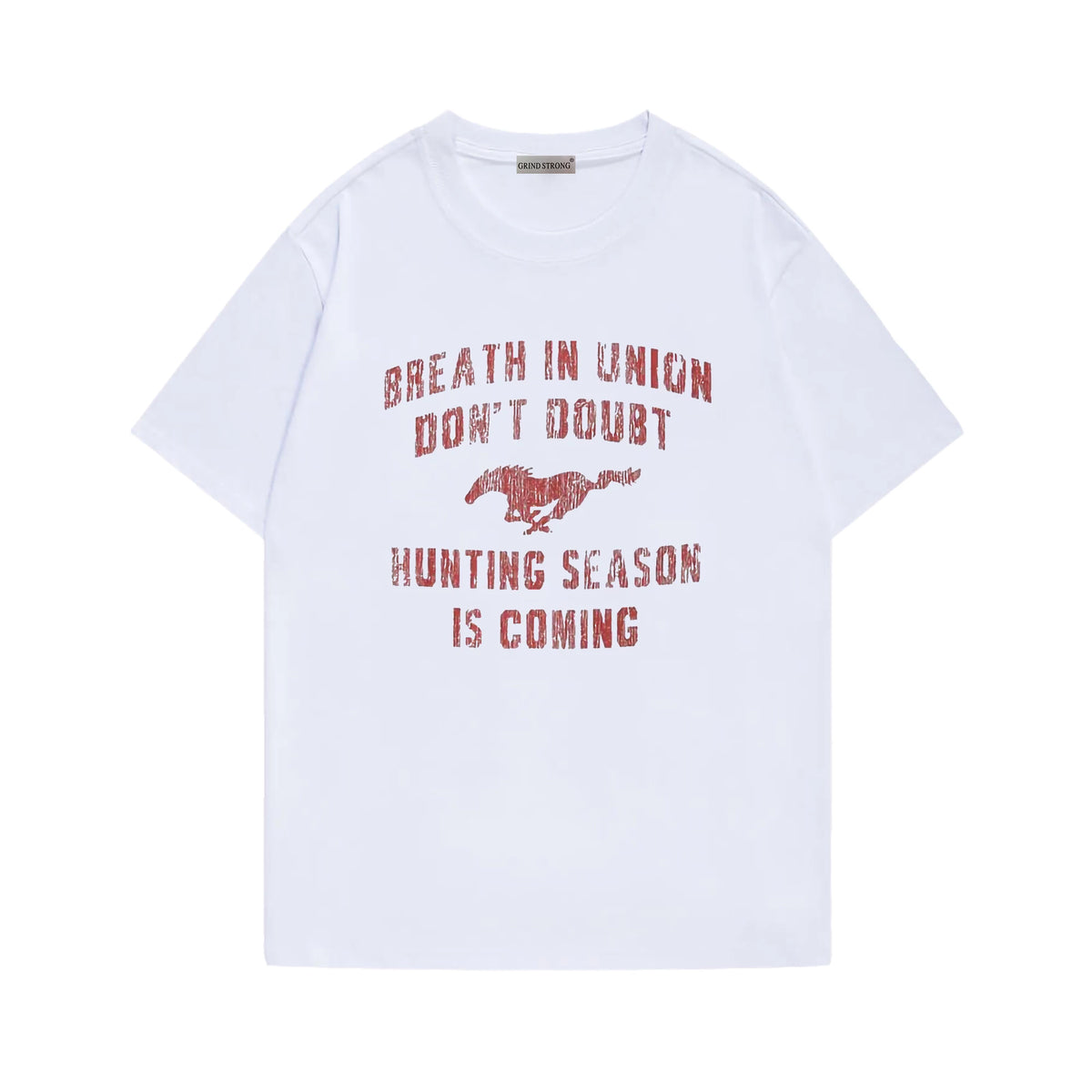 SHINYU Same Letter Short-sleeved T-shirt