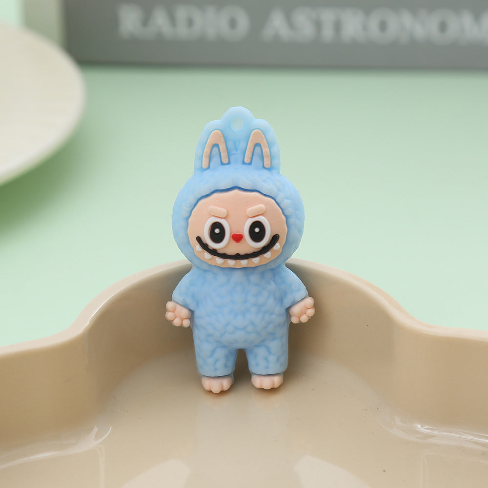 Cartoon Soft Keychain Pendant
