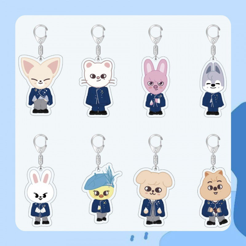Skz Animal Characters Magic Academy Acrylic Keychain Pendant
