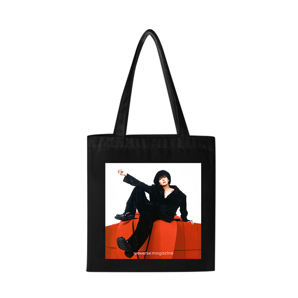 J-hope Printed Canvas Tote Bag