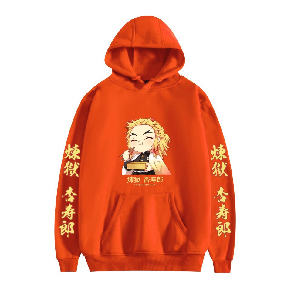 Unisex Cute Anime Printed Casual Loose Hoodie