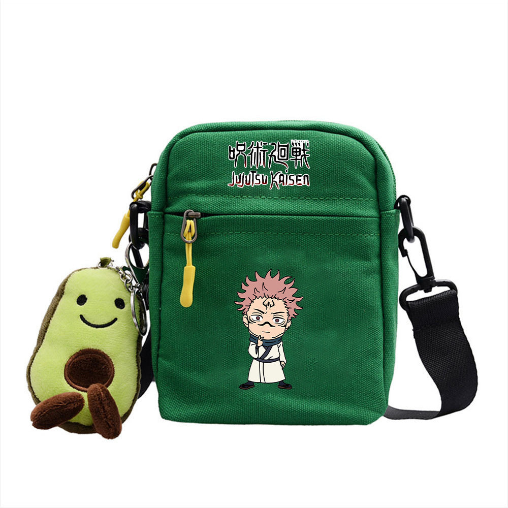 Casual Cartoon Anime Canvas Shoulder Bag