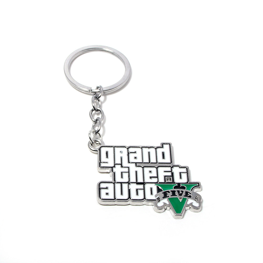 Game Metal Keychain Pendant